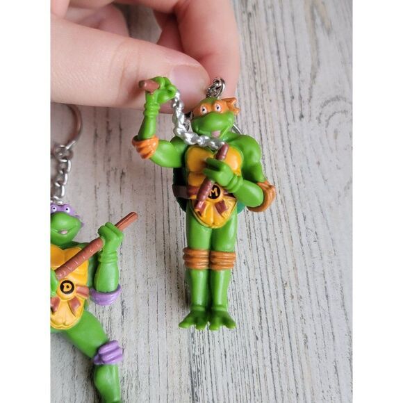 Teenage Mutant Donatello Michelangelo Ninja Turtles keychain 2015 - Picture 3 of 7